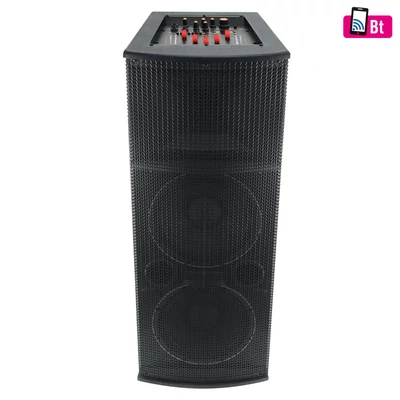 SAL Aktív hangdoboz, 2x25cm, 2xMIC, BT/MP3 (PAX 225B)[SG]