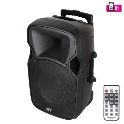 SAL Hordozható zenekari hangdoboz, 30cm, akku, 2xMIC (PAB 31BT)[SG]