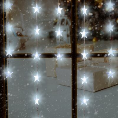 HOME LED-es csillag fényfüggöny, hidegfehér (KAF 50L)[SG]
