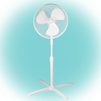 Állványos ventilátor, fehér, 40 cm, 45 W