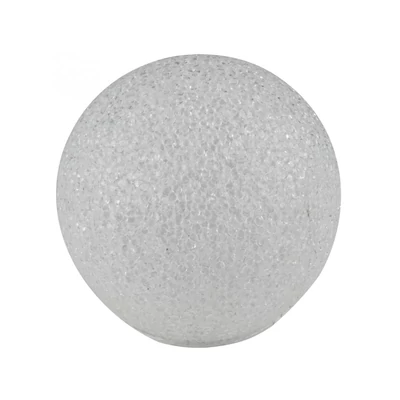 Home GLE 15/WW, EVA gömb dekoráció, rugalmas alapanyag, 2 db LED, 15 cm átmérő