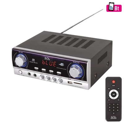 SAL Multimédia erősítő, 2x40W, BT-FM-MP3 (BTA 240)[SG]