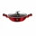 BerlingerHaus Wok fedővel (30 cm) Metallic Line Burgundy Edition (BH/7110)