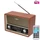 SAL Retro asztali rádió, MP3-BT, 4 sávos (RRT 4B)[SG]