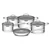 G21 Gourmet Miracle 9 darabos edénykészlet  rozsdamentes acél / greblon 60022154