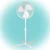HOME Állványos ventilátor, fehér, 40 cm, 45 W (SF 40 WH/M)[SG]