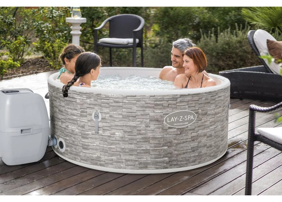 Bestway Lay-Z-Spa Vancouver AirJet Plus felfújható jakuzzi 155x60 cm (HMC 029)