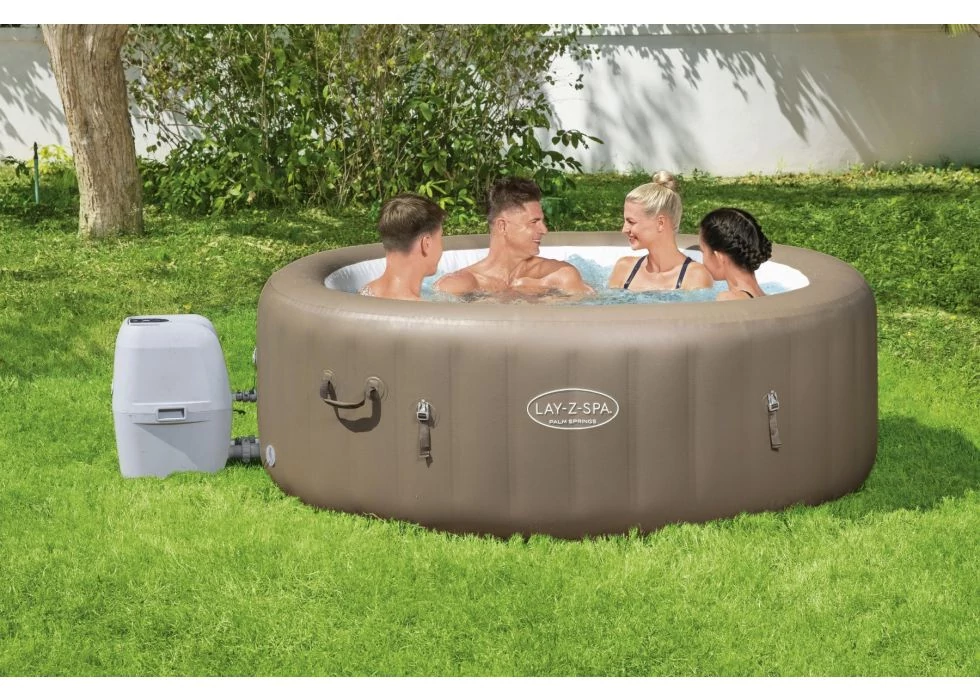 BESTWAY Lay-Z-Spa PALM SPRING 196x71cm felfújható masszázsmedence fűtéssel (HMC 010)