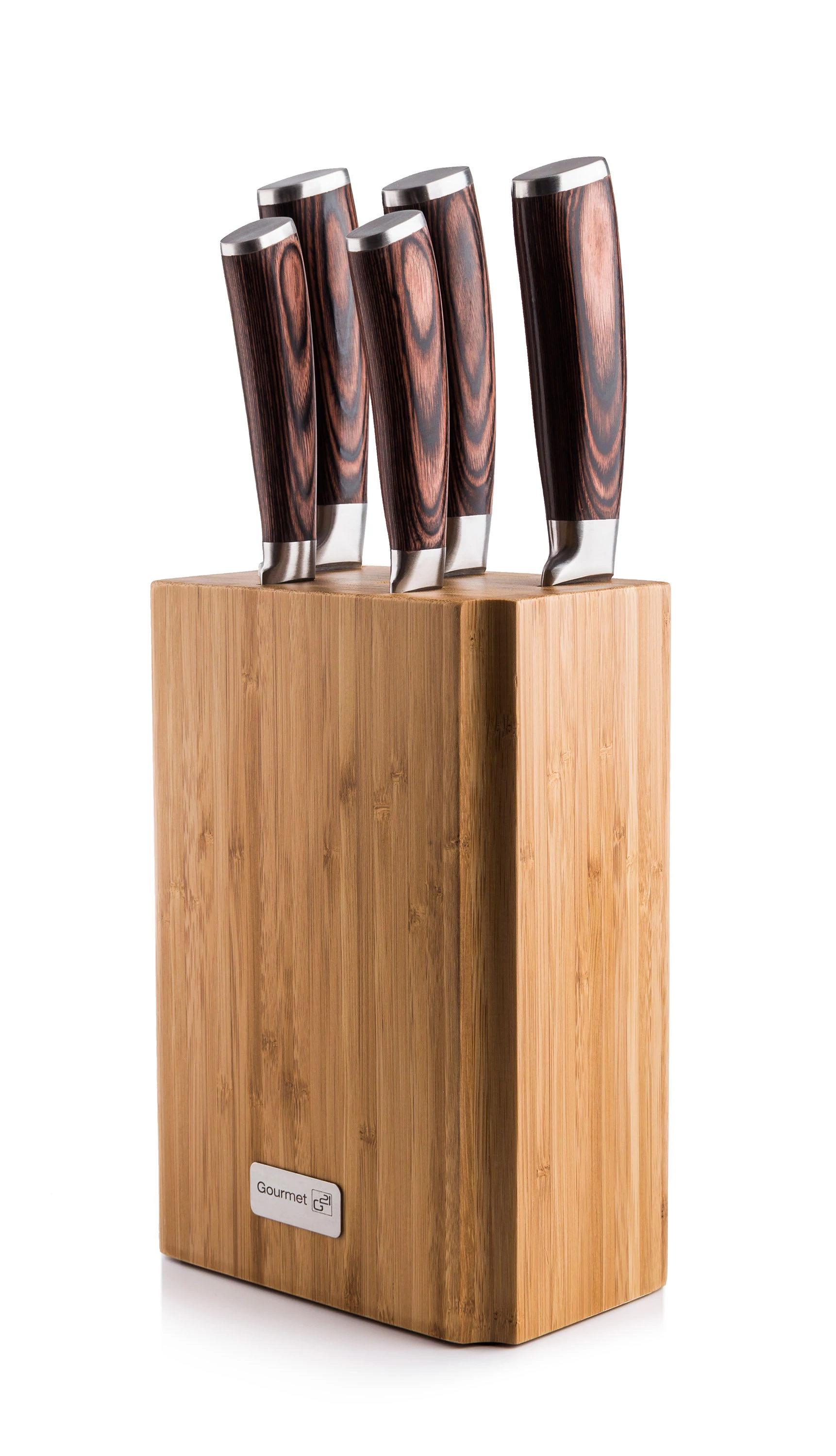 G21 Gourmet Nature 5 db-os késkészlet - bambusz tartóval
 (6002218)