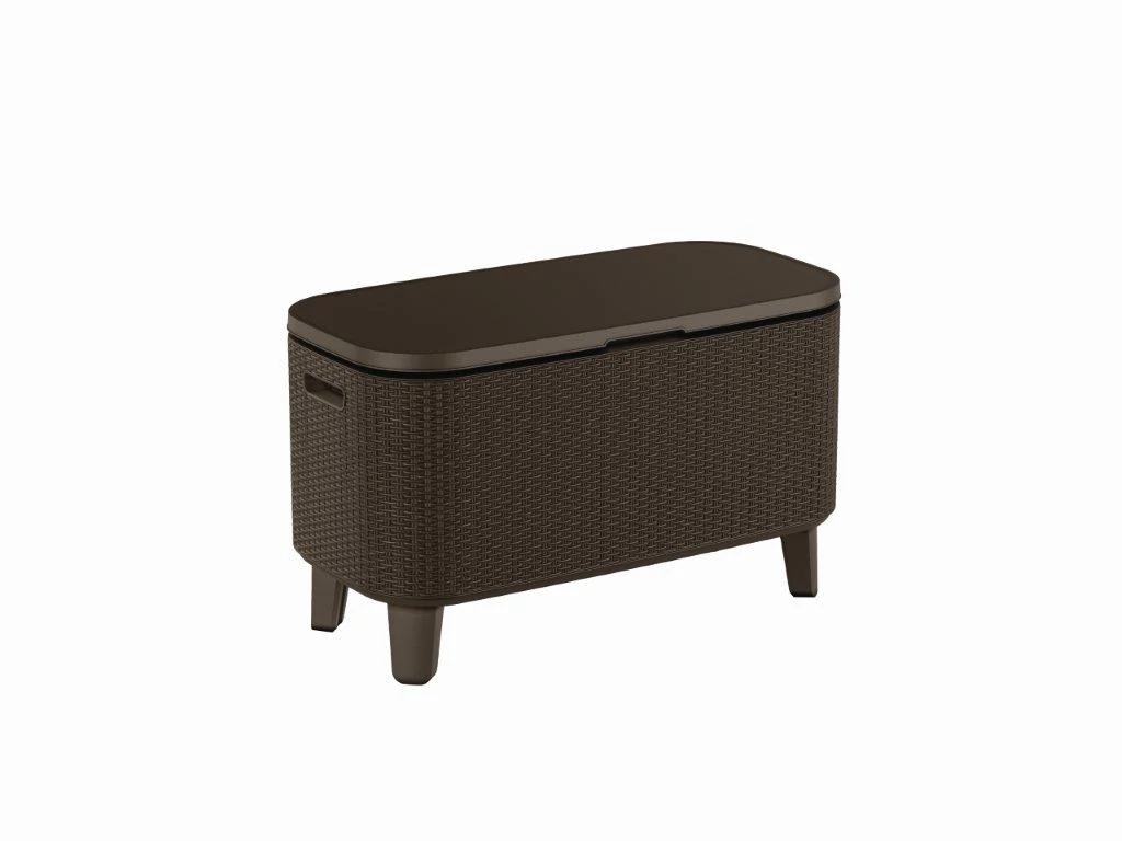 Keter Bevy Bar Cool kerti asztal, barna rattan (610312)