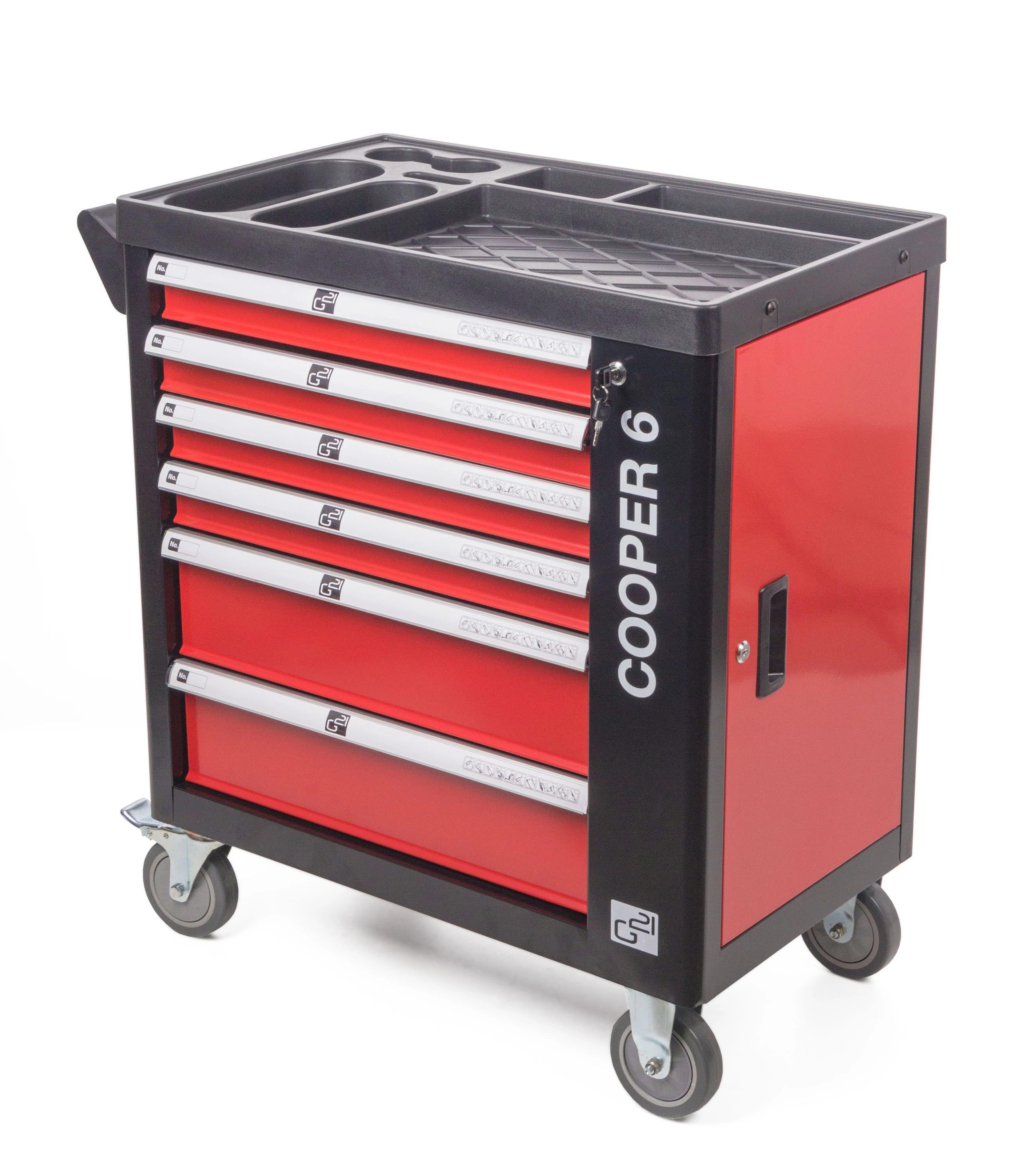 G21 Cooper 6 műhelykocsi, fekete-piros (6350402)