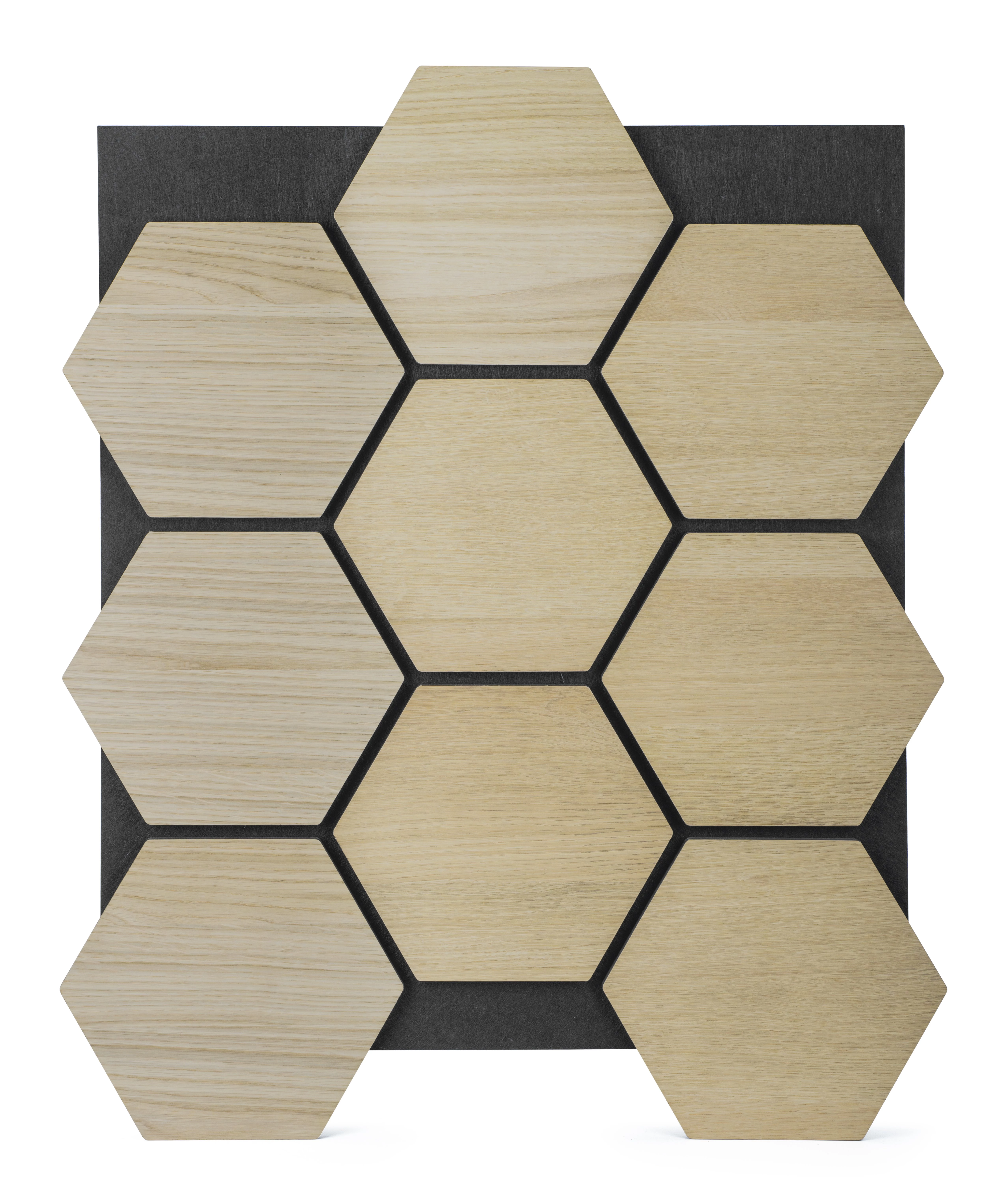 Akusztikus panel G21 81,5x66,5x2,1 cm méhsejt alakú, natúr tölgyfa (63910198)
