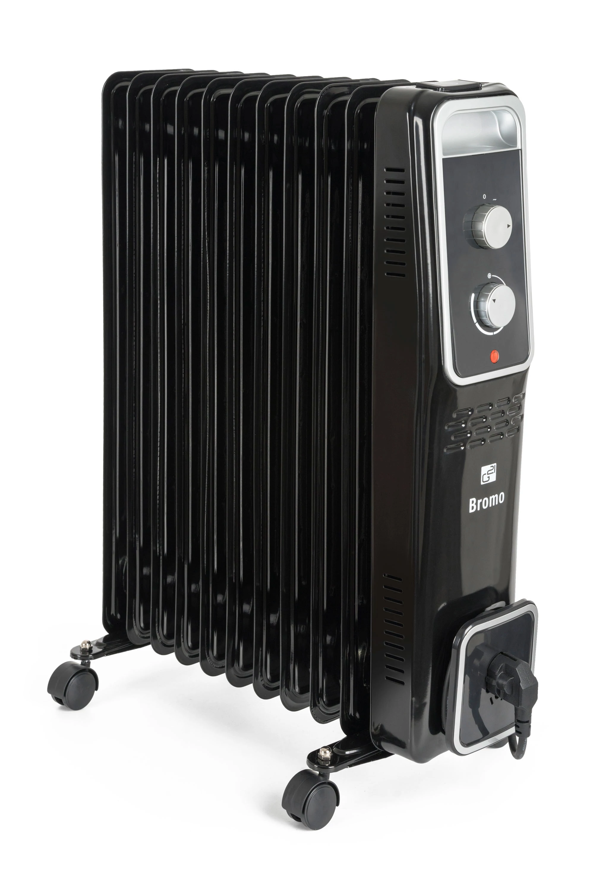 G21 Bromo olajradiátor fekete, 11 elem, 2500 W (777065)