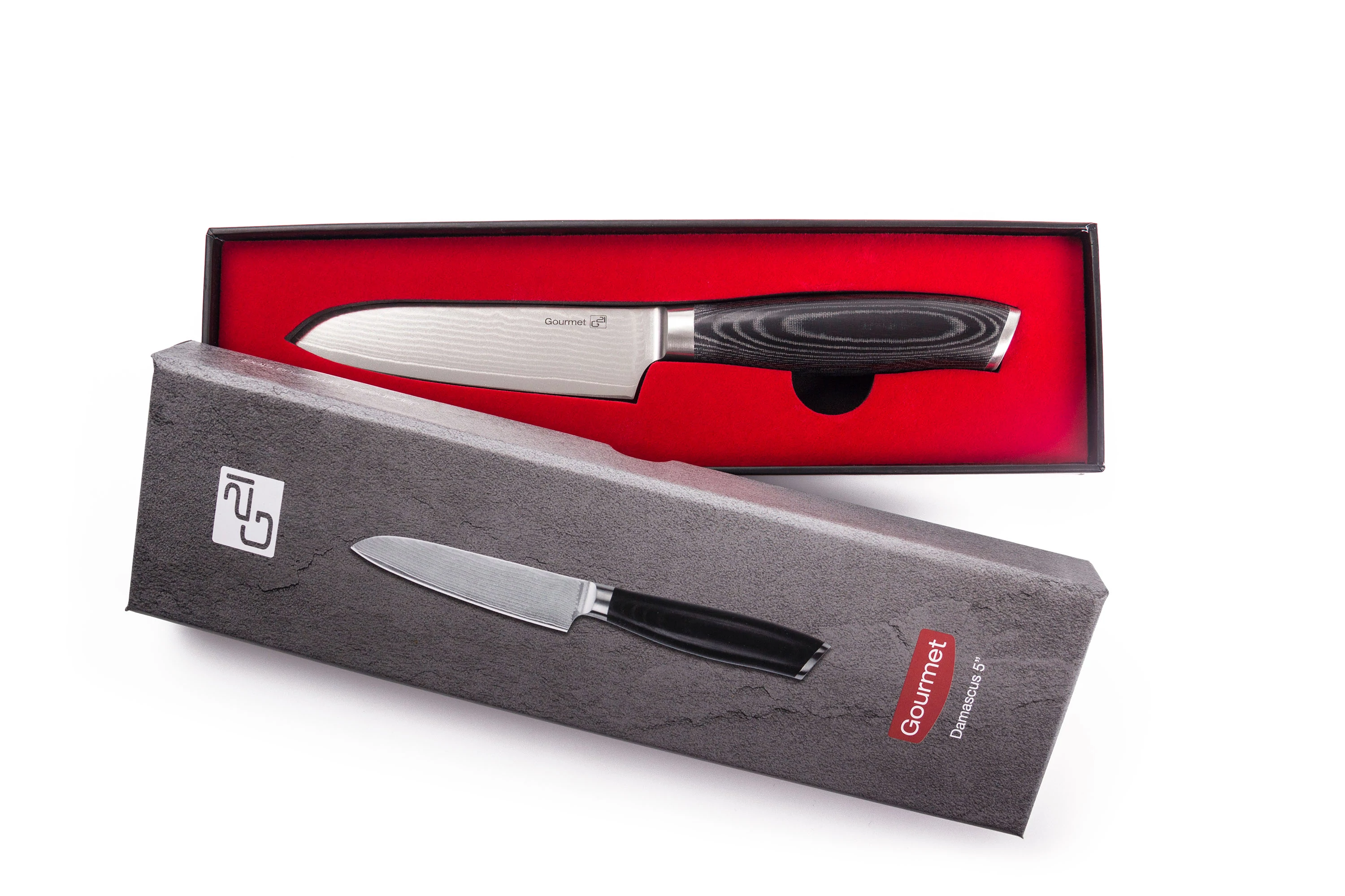 G21 Gourmet Damascus Santoku kés, 13 cm 6002229