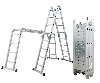 G21 GA-SZ-4x4-4,6M multifunkciós alumínium létra + dobogó (6390463)
