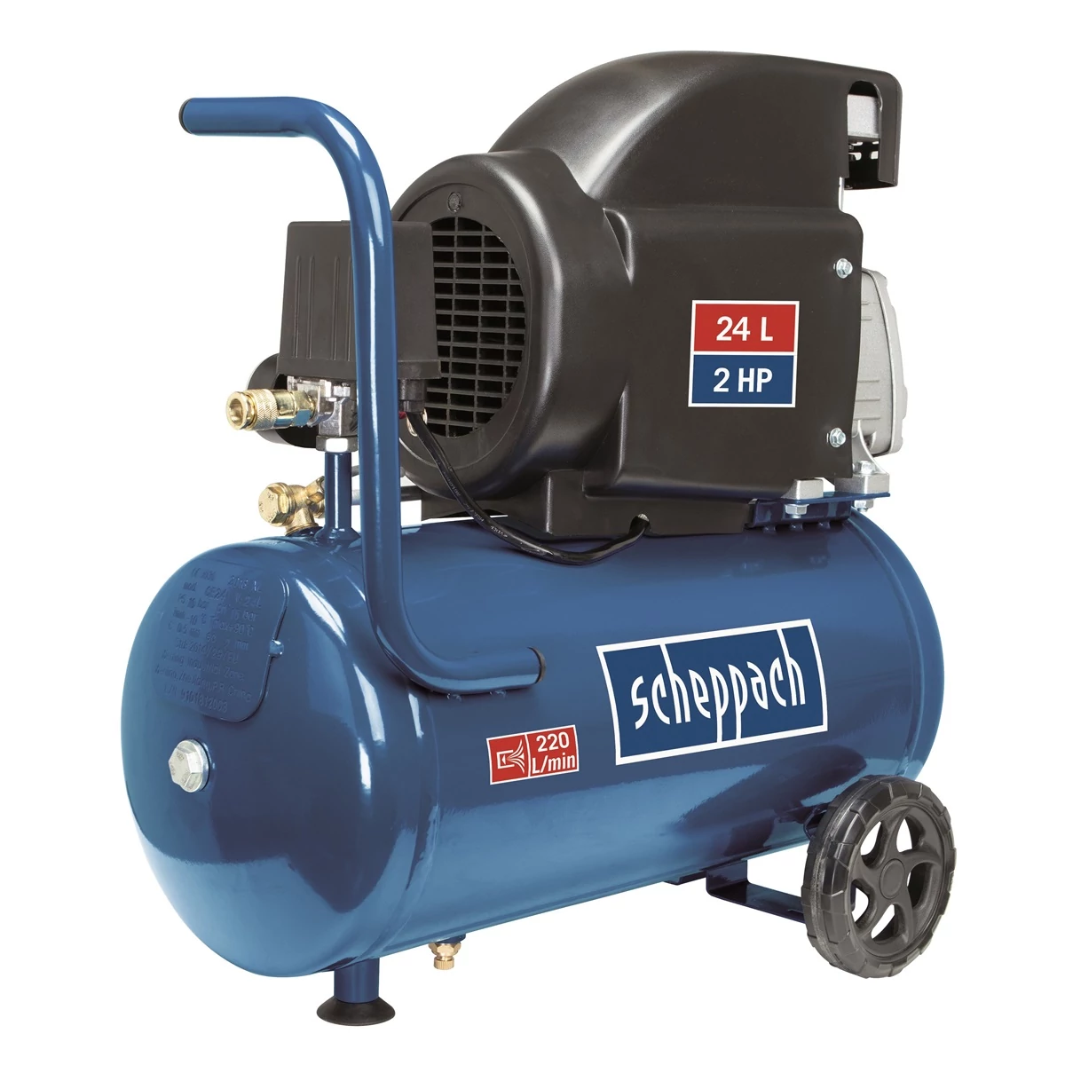 Scheppach HC 26 olajkenésű kompresszor 24 l (5906135901)