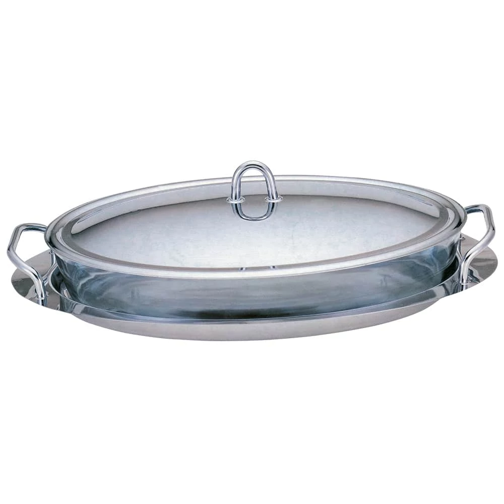 BerlingerHaus Tálaló, ovális (3 L) Black Silver Collection  BH/1385