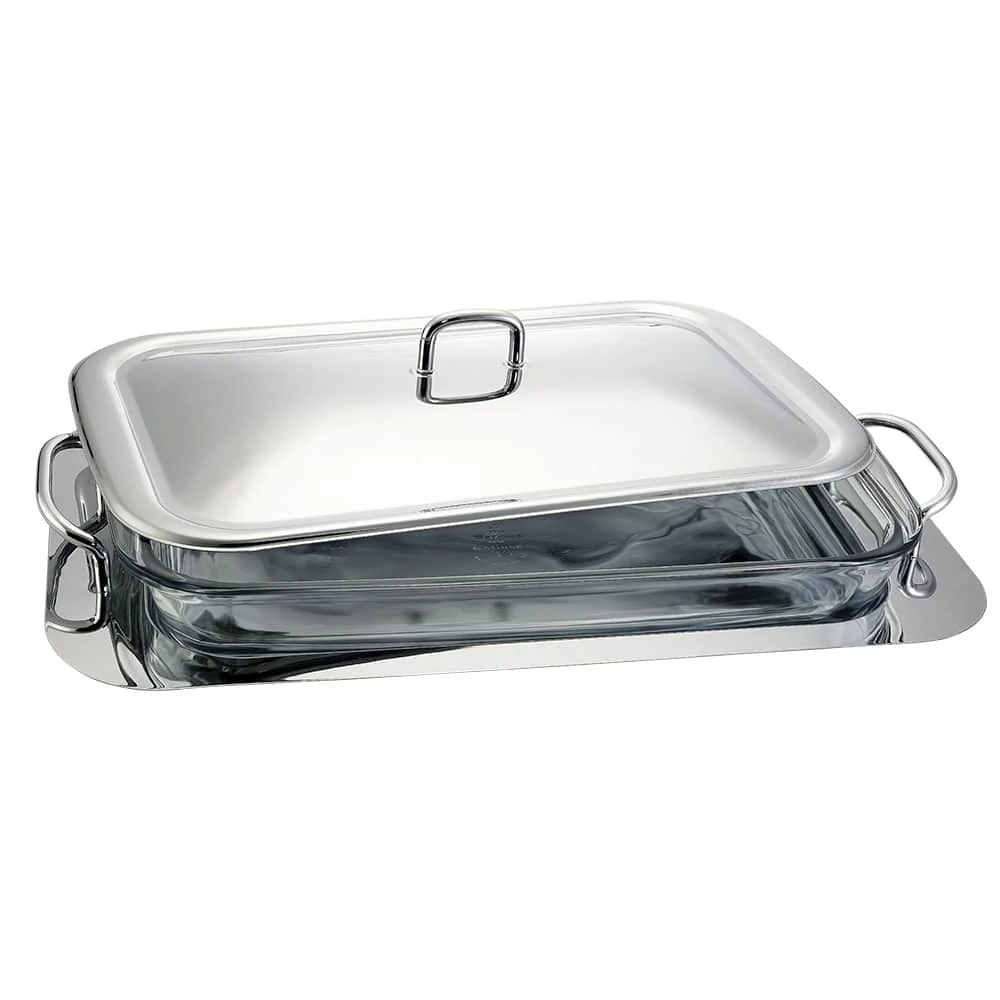 BerlingerHaus Tálaló, téglalap (3 L) Black Silver Collection  BH/1386