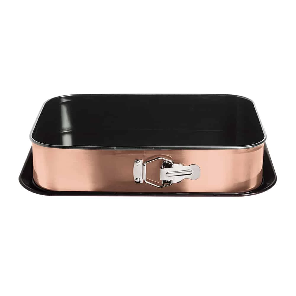 BerlingerHaus Szögletes tortaforma (39 cm) Metallic Line Rose Gold Edition  BH/6474SW