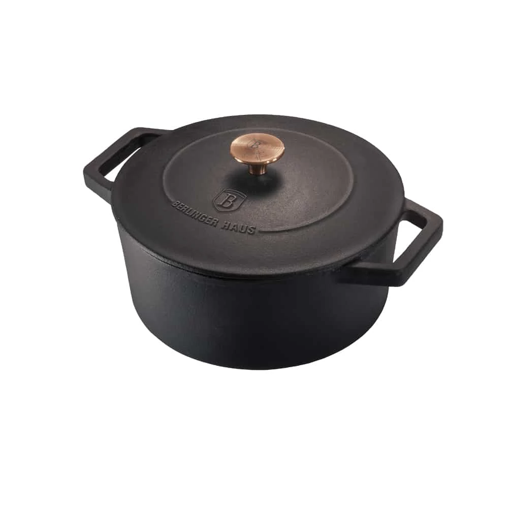BerlingerHaus Öntöttvas lábas (4,35 L) Black Rose Collection  BH/6492