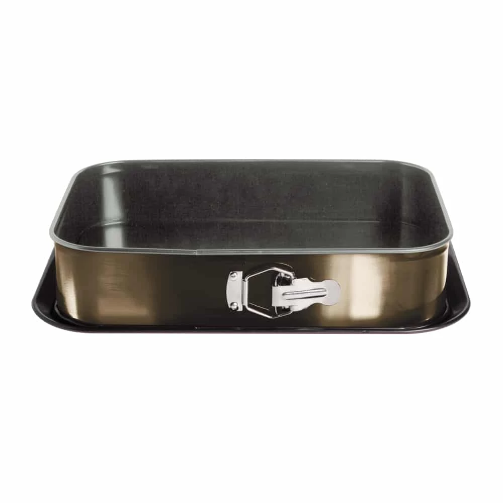 BerlingerHaus Szögletes tortaforma Metallic Line Shiny Black Edition  BH/6809A