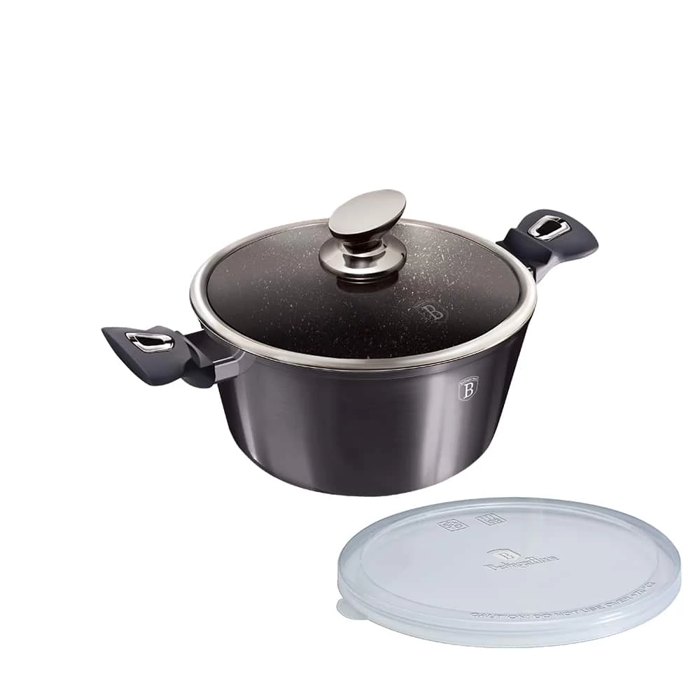 BerlingerHaus Lábas fedővel (4,1 L) Metallic Line Carbon Edition  BH/6893N