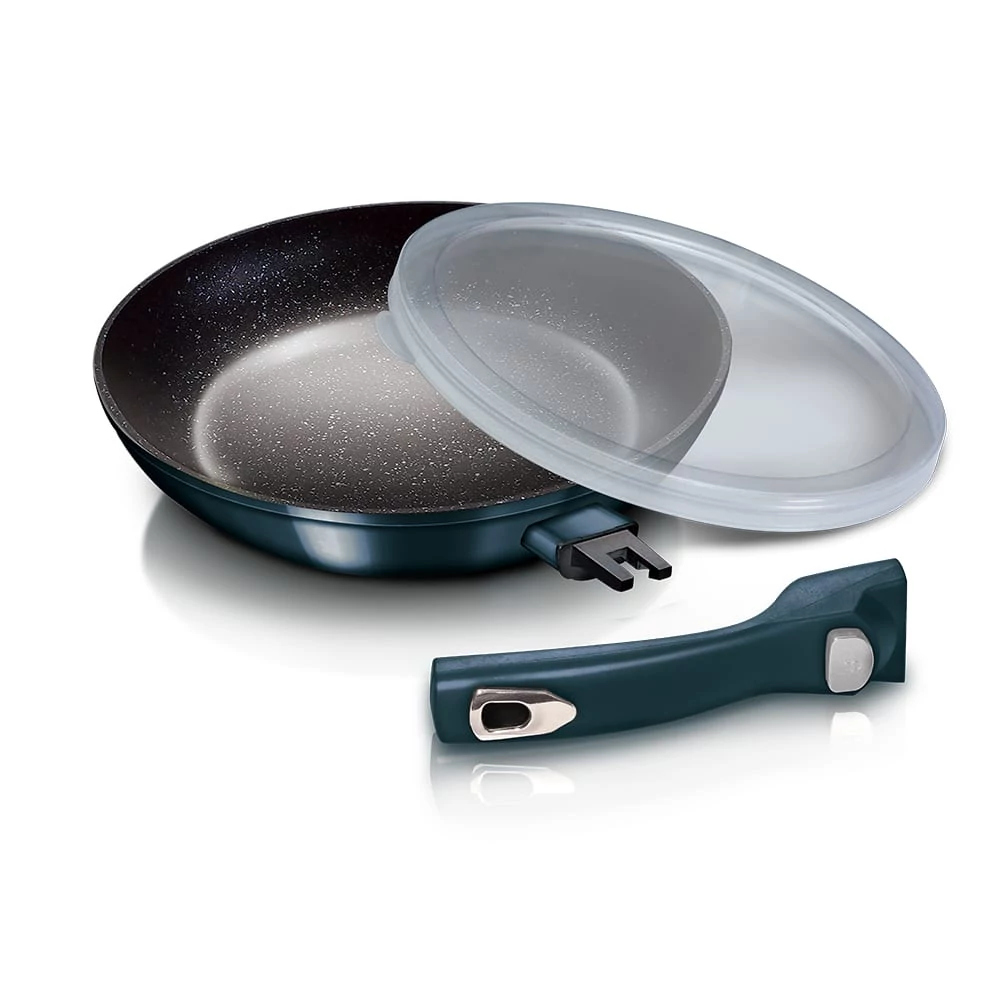 BerlingerHaus Serpenyő levehető nyéllel (24 cm) Metallic Line Aquamarine Edition  BH/7155