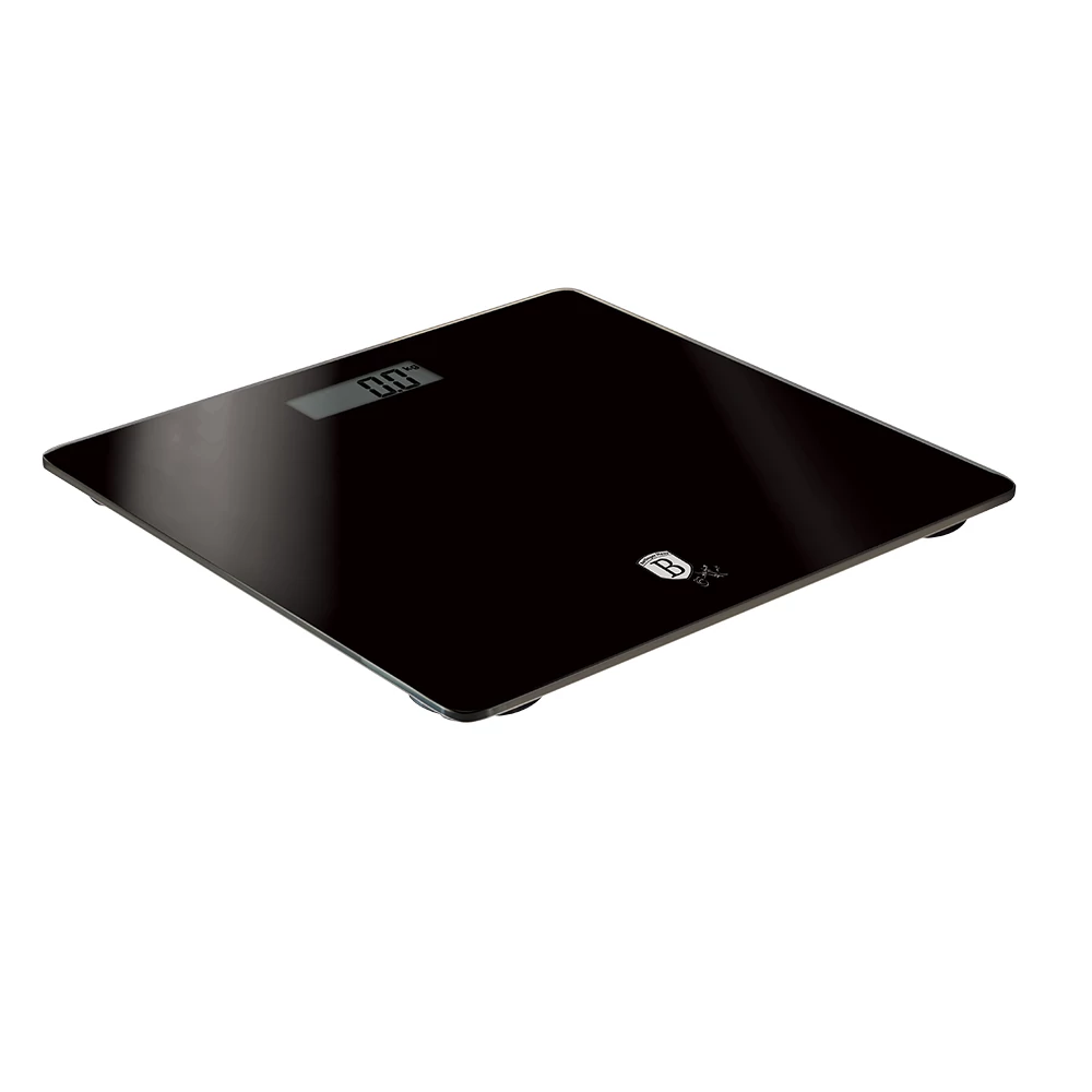 BerlingerHaus Személymérleg (150 kg) Matte Black Collection  BH/9040