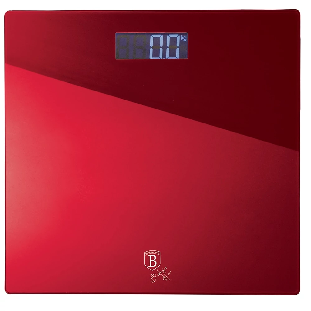 BerlingerHaus Személymérleg (150 kg) Metallic Line Burgundy Edition  BH/9351