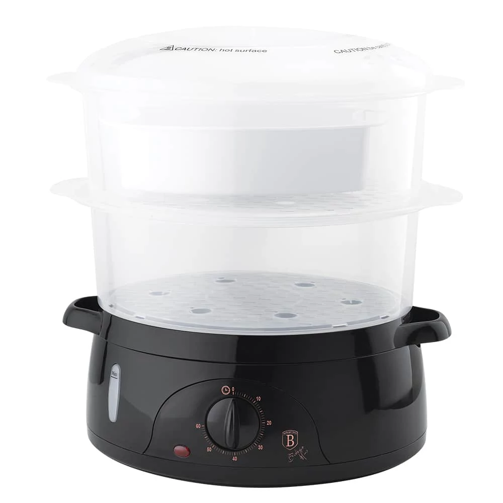 BerlingerHaus Elektromos párolóedény 6 L (800 W) Black Rose Collection  BH/9378