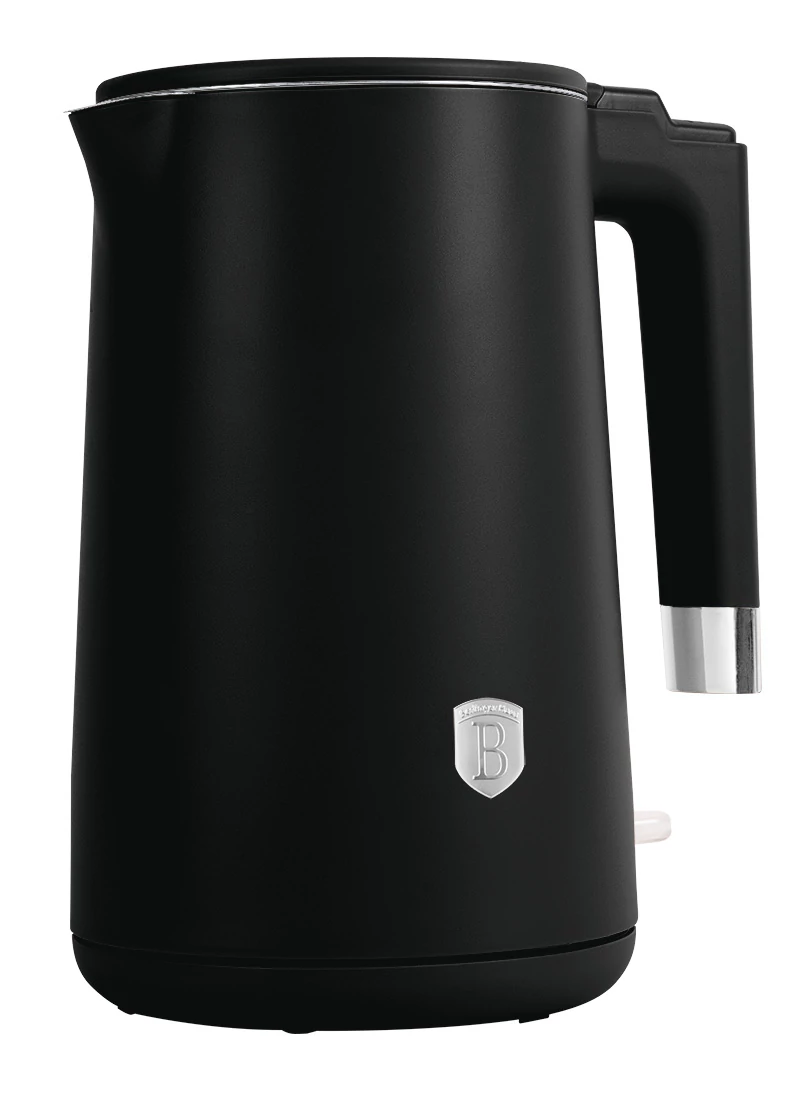 BerlingerHaus Elektromos, hőfok kijelzővel ellátott vízforraló (2200 W) Matte Black Collection  BH/9589