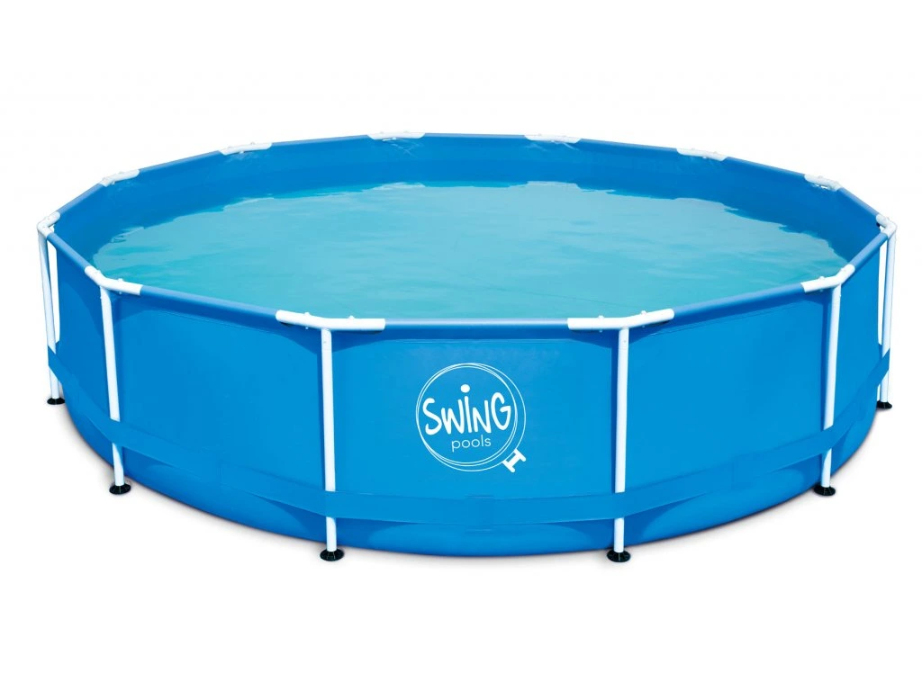 Swing fémvázas kék medence 3.66 méter x 84 cm szűrő nélkül(3EXB0187)