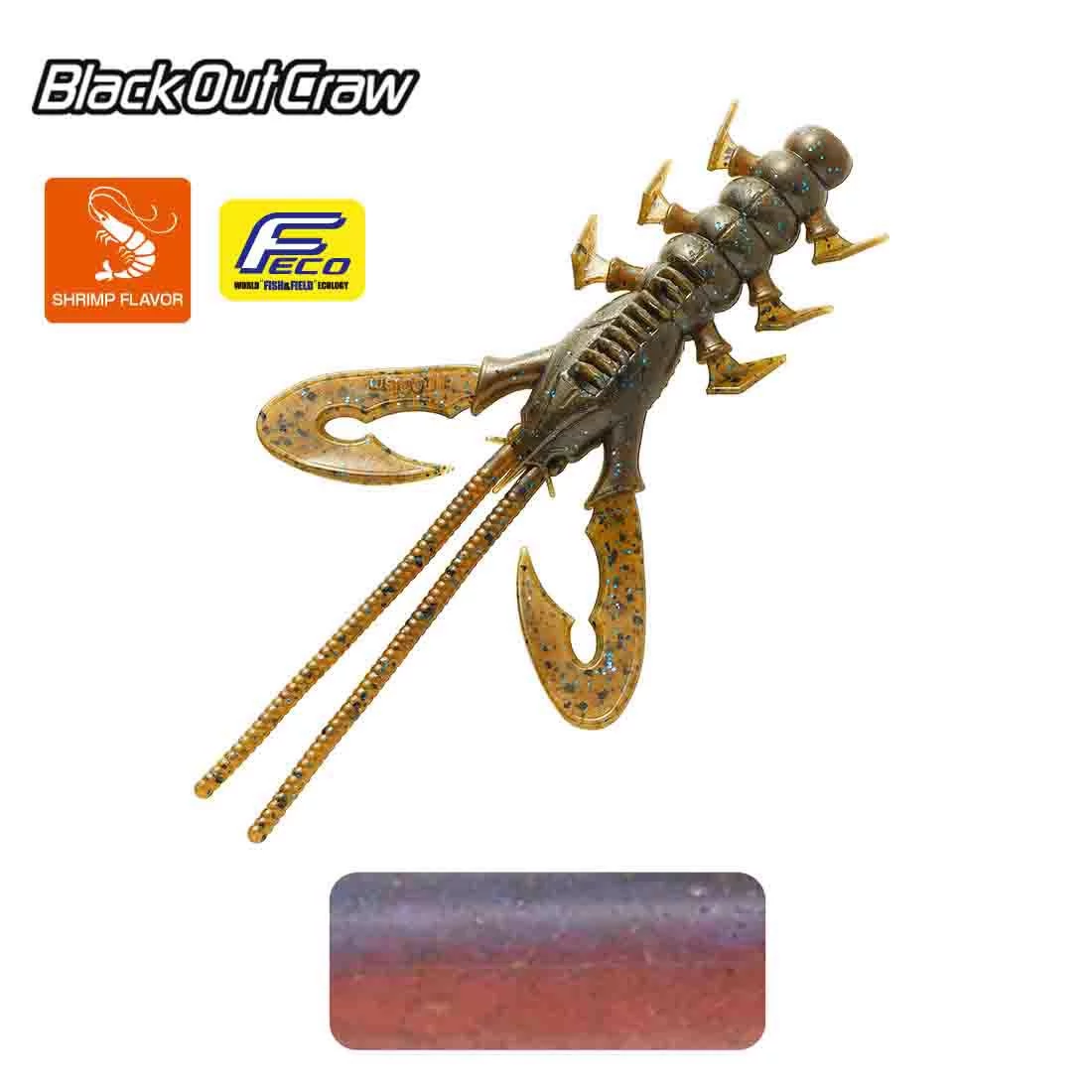 TIEMCO BLACK OUT CRAW 4