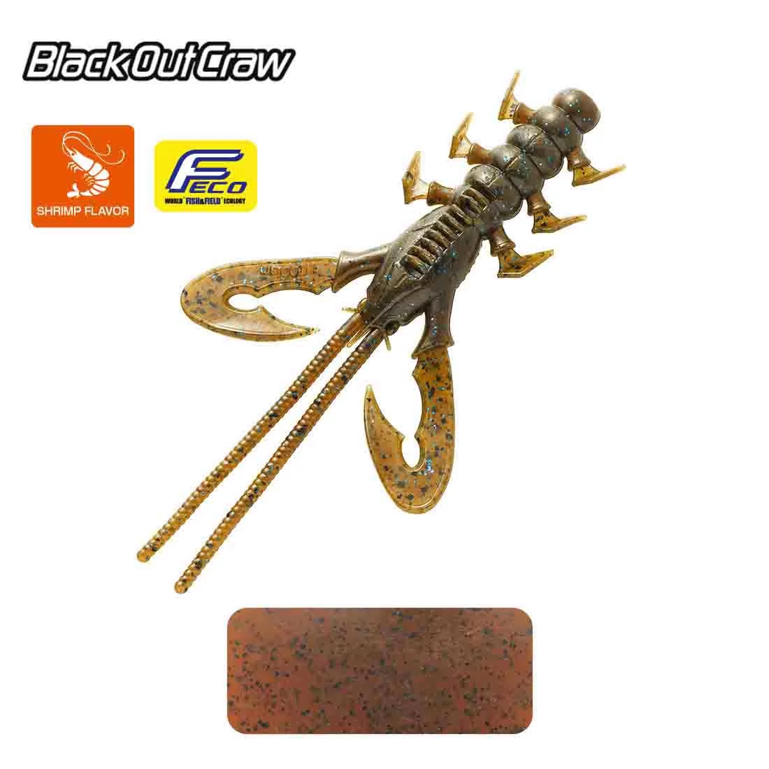 TIEMCO BLACK OUT CRAW 4