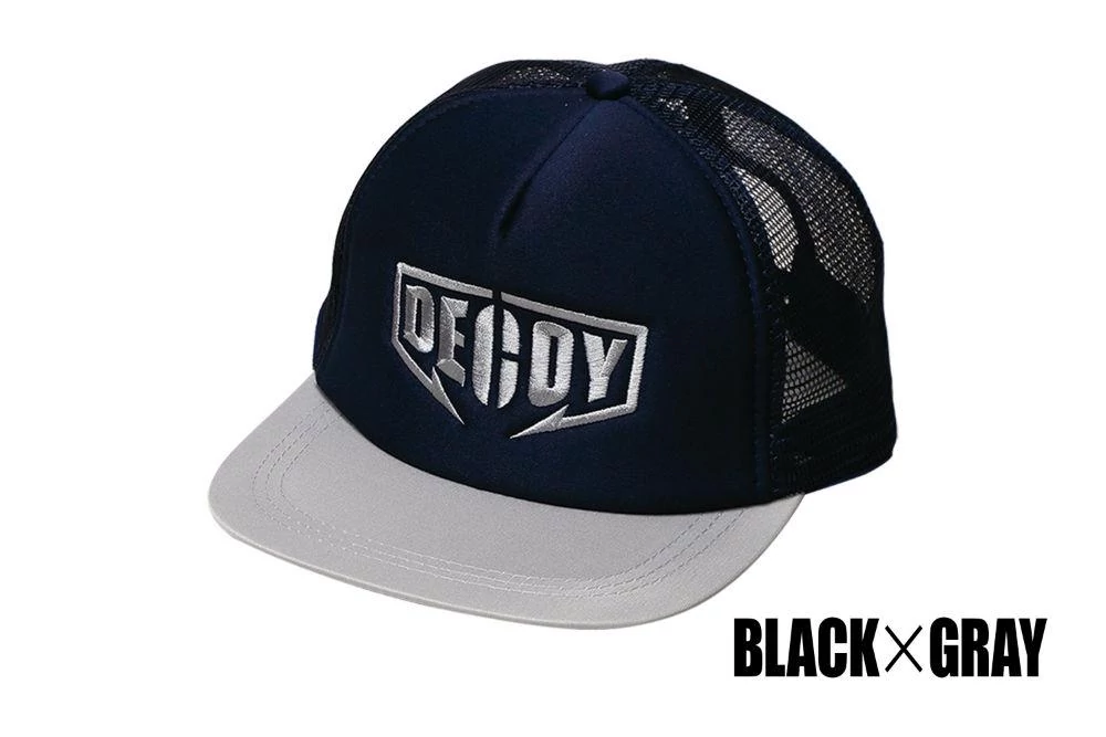 SAPKA DECOY DA-17 FLAT MESH CAP Black Grey