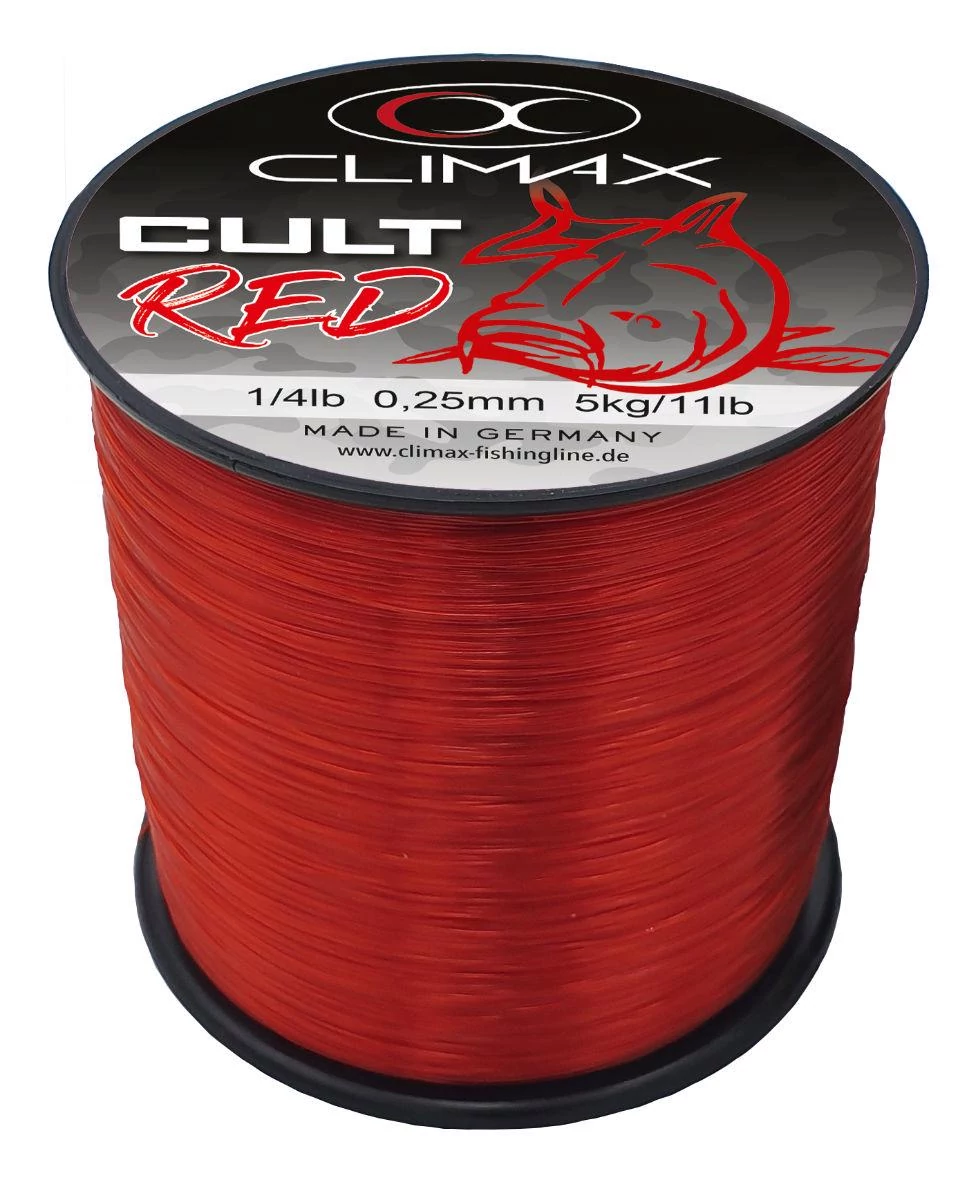CLIMAX CULT CARP RED MONO 1000m 0.25mm