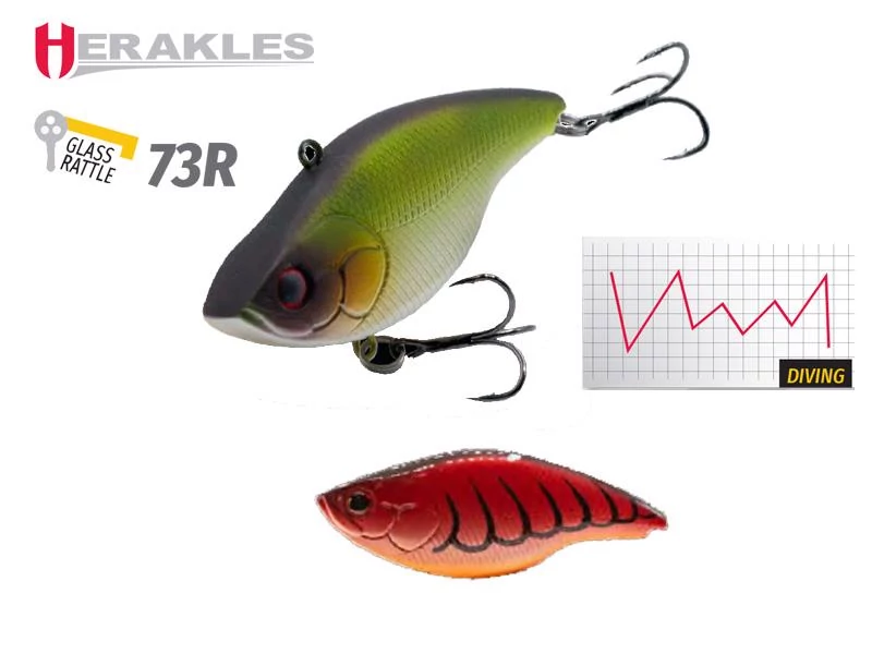 BLAZE RATTLE 73R S 7.3cm 17gr Red Craw