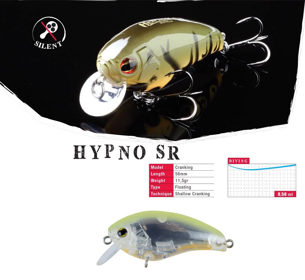 HYPNO-SR F 5.6cm 11.5gr Chartreuse Laminated