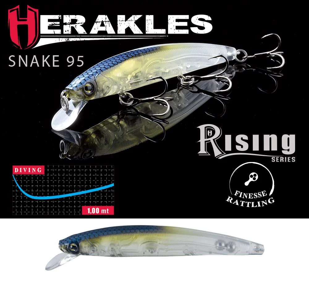 SNAKE 95SP 9.5cm 9gr Alburno Ghost