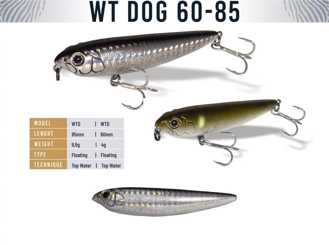 WT-DOG 85 8.5cm 9.5gr Shad
