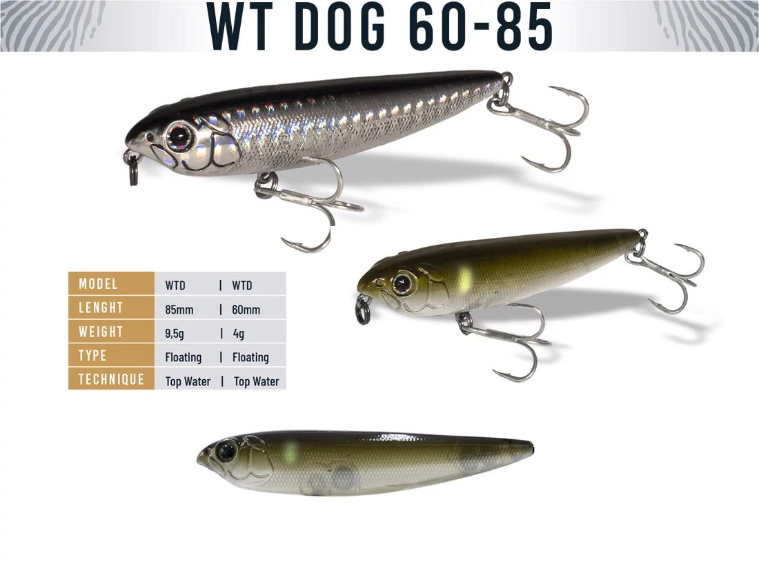 WT-DOG 85 8.5cm 9.5gr Japan Ayu