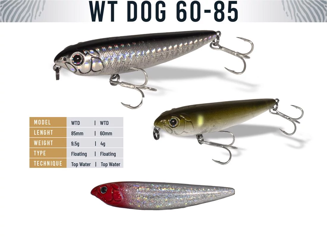 WT-DOG 85 8.5cm 9.5gr Red Head Holo