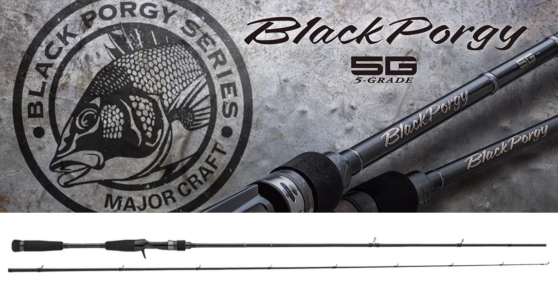 MAJOR CRAFT BLACKPORGY 5G BP5B-782M BAITCAST R-FAST 2.34m 4-20gr