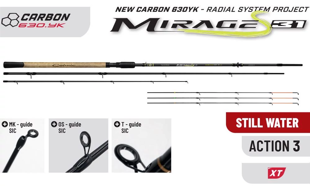 COLMIC MIRAGE S31 FEEDER STILLWATER 360 ML 50gr horgászbot