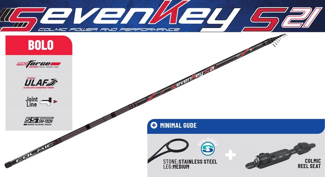 COLMIC SEVEN KEY S-21 BOLO 7M 20GR horgászbot
