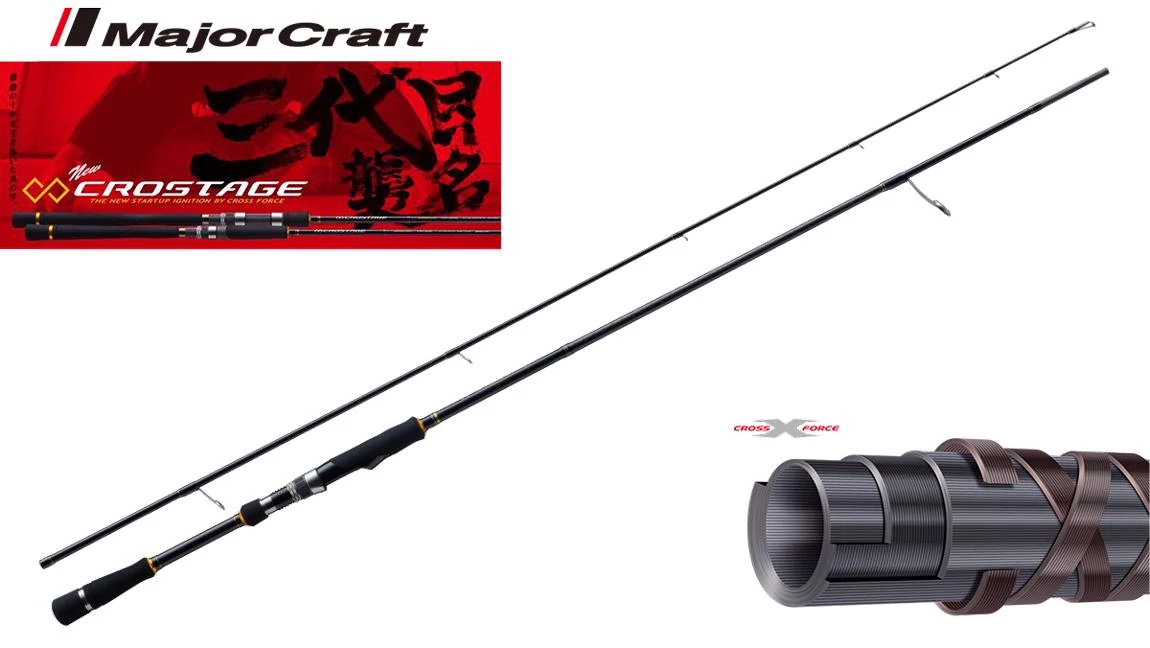 MAJOR CRAFT CROSTAGE CRX-722H/B CAST FAST 2.18m MAX 45gr horgászbot
