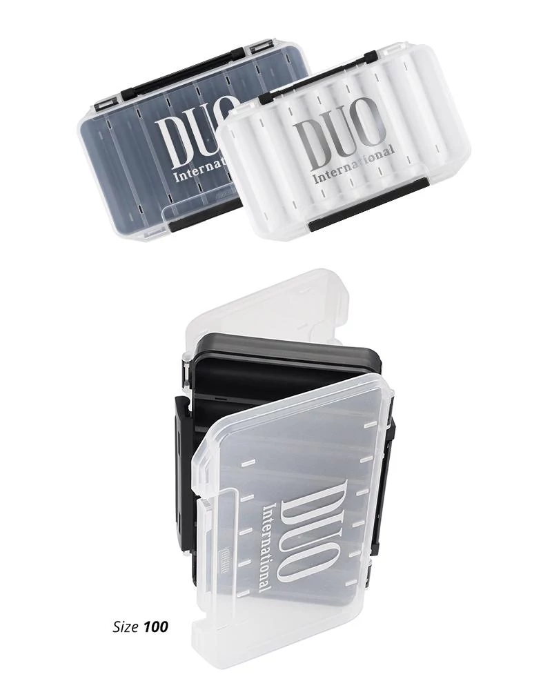 DOBOZ DUO REVERSE LURE CASE 100 19.3x10x3cm White/Silver Logo