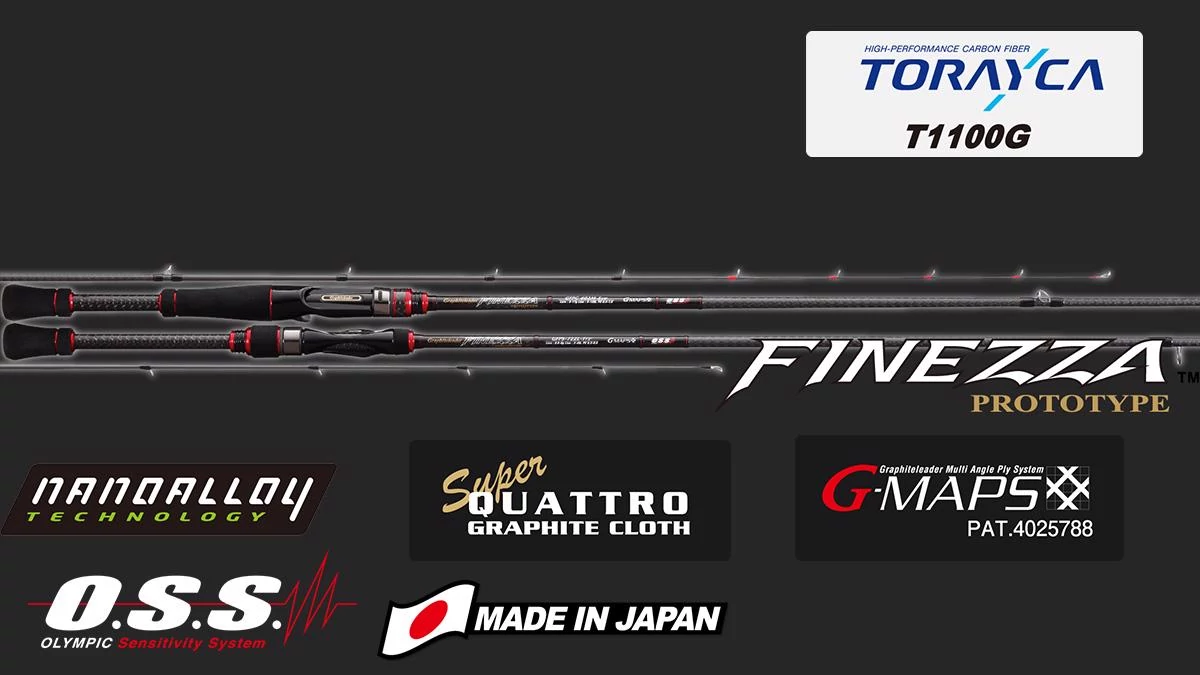 Graphiteleader FINEZZA 17 PROTOTYPE GFPS-722L-T FAST 2.18m 0.6-8gr Light horgászbot