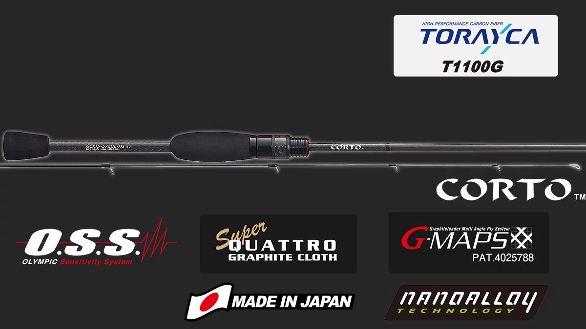 Graphiteleader SUPER CORTO 17 GSRCS-612L-T EX FAST 1.85m 0.3-4gr Light horgászbot