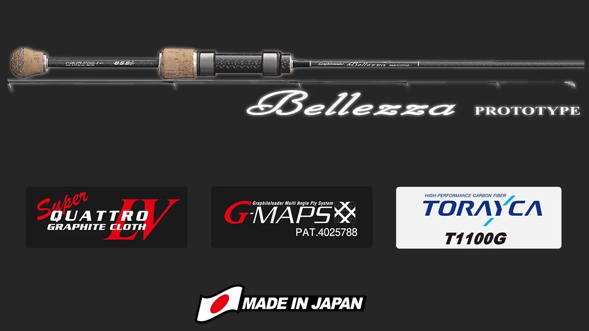 Graphiteleader BELLEZZA PROTOTYPE 21GBLZPS-572XUL-S REGULAR FAST 1.70m 0.2-2.5gr XUltra Light horgászbot